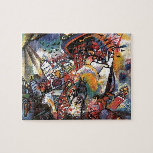 Kandinsky Moskou I Cityscape Abstract schilderen Legpuzzel (Horizontaal)
