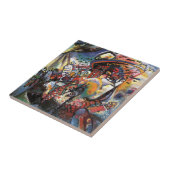 Kandinsky Moskou I Cityscape Abstract schilderen Tegeltje (Zijkant)