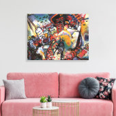 Kandinsky Moskou I Concert Abstract schilderen Canvas Afdruk (Insitu (Woonkamer))
