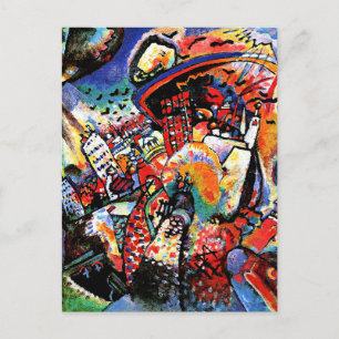 Kandinsky - Moskou I, kleurrijk stadsgezicht Briefkaart