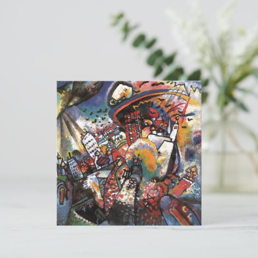 Kandinsky Moskou I Stadsgezicht Abstracte Zwarte K (Staand voorkant)