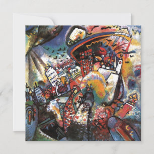 Kandinsky Moskou I Stadsgezicht Abstracte Zwarte K