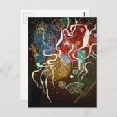 Kandinsky Movement I Abstract schilderen Briefkaart (Voorkant / Achterkant)