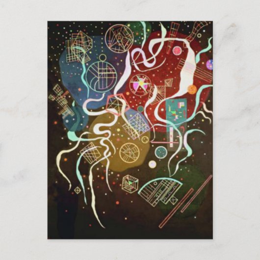 Kandinsky Movement I Abstract schilderen Briefkaart (Voorkant)