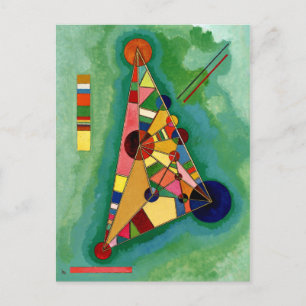 Kandinsky - Multicolored driehoek Briefkaart