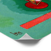 Kandinsky - Multicolored driehoek Poster (Hoek)