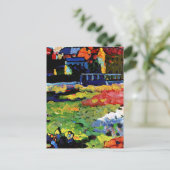 Kandinsky - München-Schwabing met de kerk Briefkaart (Staand voorkant)