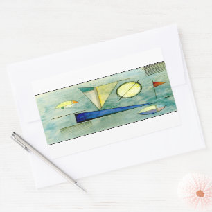 Kandinsky - Nevel, abstract kunstwerk, Rechthoekige Sticker