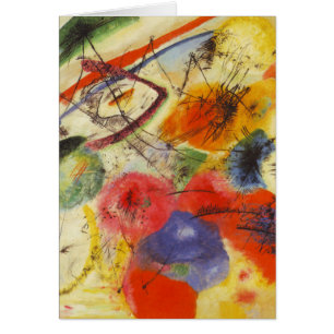 Kandinsky Noir frappe la peinture Abstraite