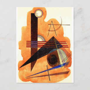 Kandinsky - Obstinate Brown Briefkaart