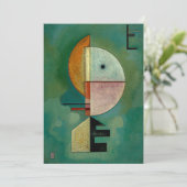 Kandinsky - Omhoog, abstracte kunst, Kaart (Staand voorkant)
