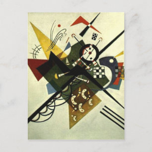 Kandinsky on White II Briefkaart
