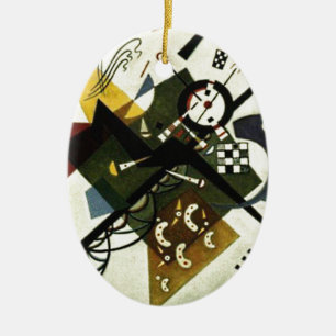 Kandinsky on White II Keramisch Ornament