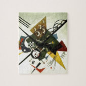Kandinsky on White II schildert Abstracte kunst Legpuzzel (Verticaal)