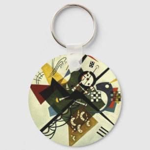 Kandinsky on White II Sleutelhanger