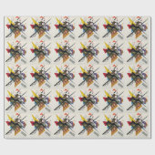 Kandinsky on White Two Abstract schilderen Cadeaupapier (Vlak)