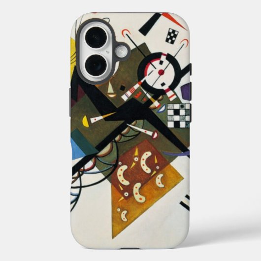 Kandinsky on White Two Abstract schilderen Case-Mate iPhone Case (Achterkant)
