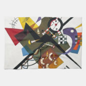 Kandinsky on White Two Abstract schilderen Theedoek (Horizontaal)