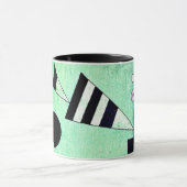 Kandinsky - Ondergedompeld in groen Mok (Midden)