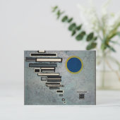 Kandinsky - Ongelijke, abstracte kunst Briefkaart (Staand voorkant)