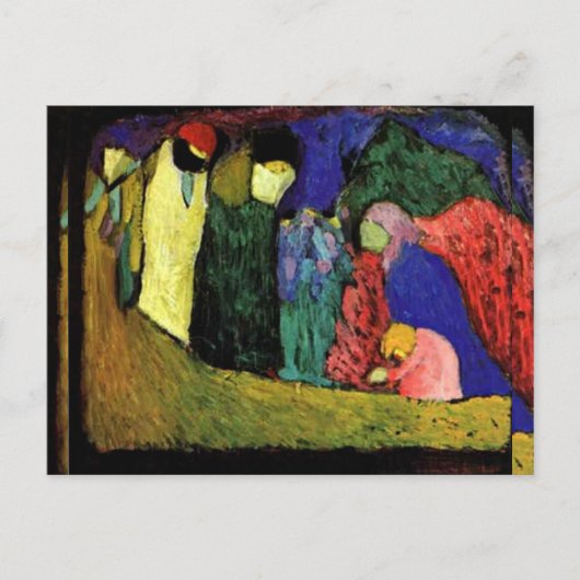 Kandinsky - ontmoet Briefkaart (Voorkant)