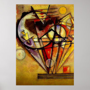 Kandinsky - Op de punten Poster