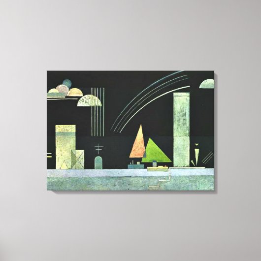 Kandinsky - Op Rest Canvas Afdruk (Voorkant)
