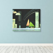 Kandinsky - Op Rest Canvas Afdruk (Insitu (Houten vloer))