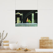 Kandinsky - Op Rest Poster (Keuken)
