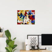 Kandinsky - Oriëntaals Poster (Thuiskantoor)