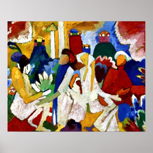 Kandinsky - Oriëntaals Poster (Voorkant)