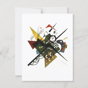 Kandinsky over Wit II - Abstracte expressionistisc Briefkaart