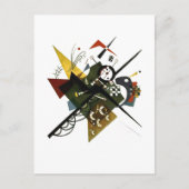 Kandinsky over Wit II - Abstracte expressionistisc Feestdagenkaart (Voorkant)