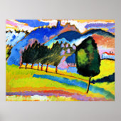 Kandinsky - Paysage avec Poster de Rolling Hills (Devant)