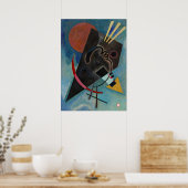 Kandinsky - Pointed and Round Poster (Keuken)