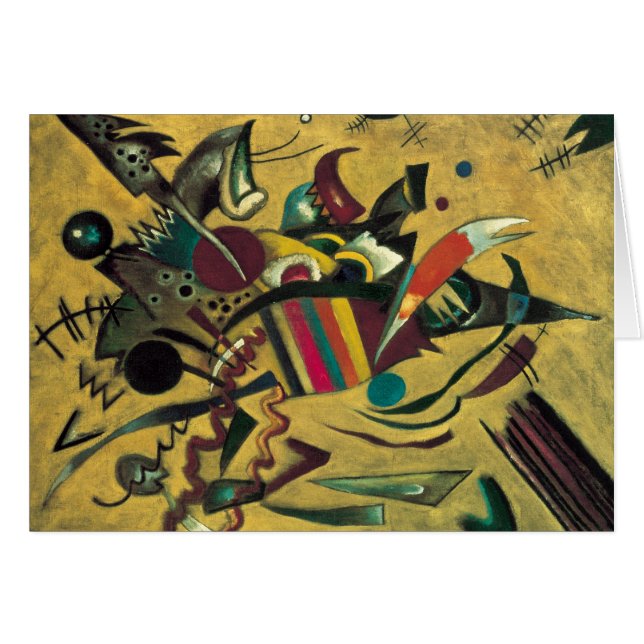 Kandinsky Points Abstract schilderen van canvas (Voorkant Horizontaal)