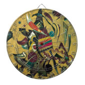 Kandinsky Points Abstract schilderen van canvas Dartbord (Voorkant)