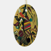 Kandinsky Points Abstract schilderen van canvas Keramisch Ornament (Rechts)