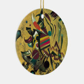 Kandinsky Points Abstract schilderen van canvas Keramisch Ornament (Rechts)
