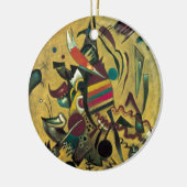 Kandinsky Points Abstract schilderen van canvas Keramisch Ornament (Links)