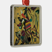 Kandinsky Points Abstract schilderen van canvas Metalen Ornament (Rechts)