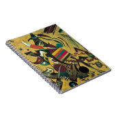 Kandinsky Points Abstract schilderen van canvas Notitieboek (Rechterzijde)