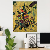 Kandinsky Points Abstract schilderen van canvas Poster (Thuiskantoor)