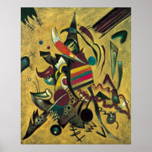 Kandinsky Points Abstract schilderen van canvas Poster