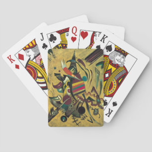 Kandinsky Points Abstract schilderen van canvas Speelkaarten