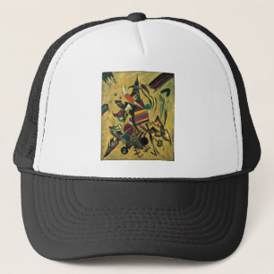 Kandinsky Points Abstract schilderen van canvas Trucker Pet