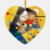 Kandinsky Quiet Harmony Abstracte Art Keramisch Ornament (Voorkant)