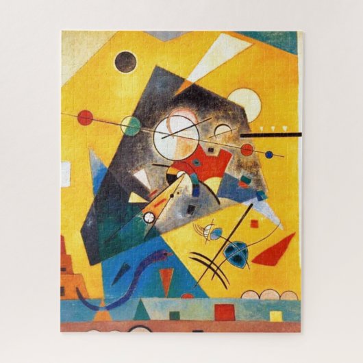 Kandinsky Quiet Harmony Abstracte Art Legpuzzel (Verticaal)