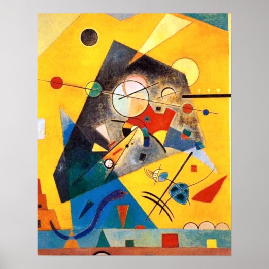 Kandinsky Quiet Harmony Abstracte Art Poster (Voorkant)