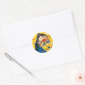 Kandinsky Quiet Harmony Abstracte Art Ronde Sticker (Envelop)